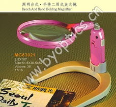 便攜實用的折疊帶照明放大鏡 小物件大作為